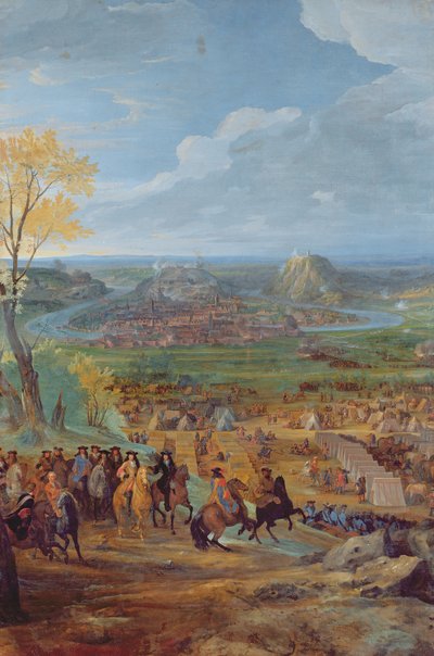 Die Belagerung von Besançon im Jahr 1674 durch die Armee von Ludwig XIV. von Jean Baptiste Martin